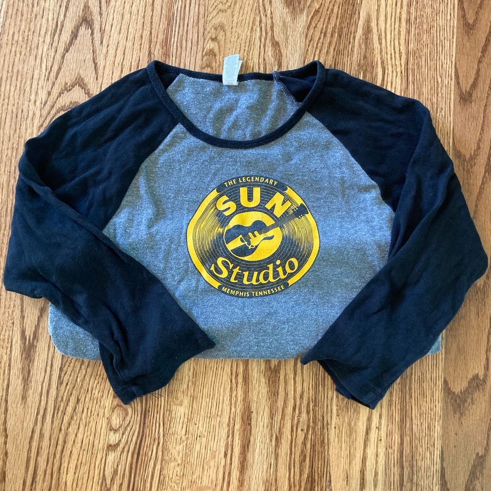 Sun records 3/4 length t-shirt